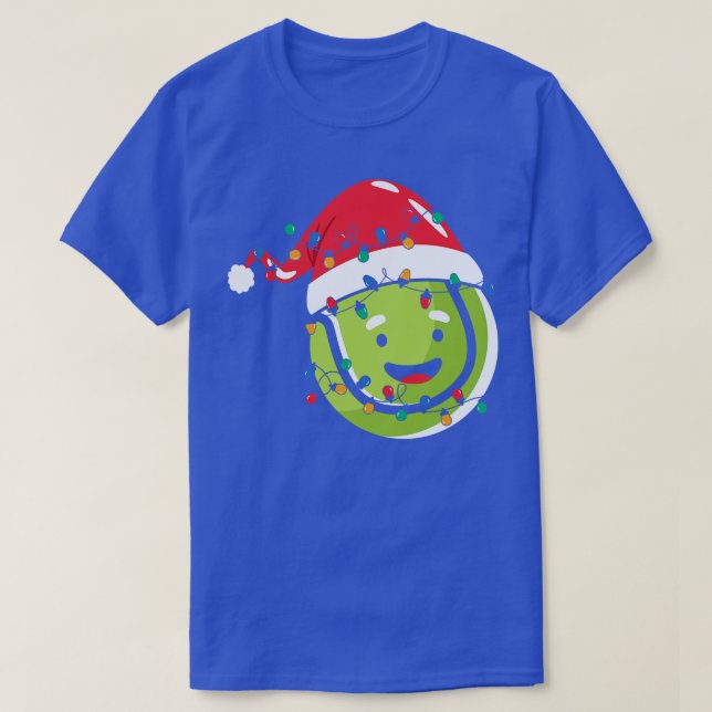 Camiseta Papais noeis de lâmpadas de natal (Frente do Design)