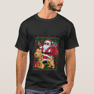 Camiseta Papais noeis De Luzes De Natal Feias Que Andam Em 