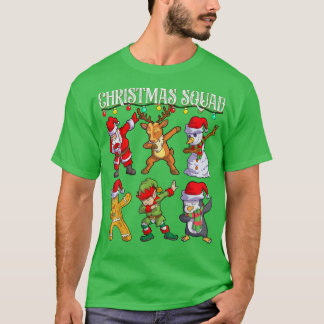 Camiseta Papais noeis de Natal Amigos Correspondendo ao Cri