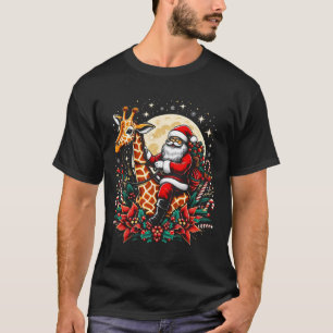 Camiseta Papais noeis de Natal Andam a Andar Um design de á