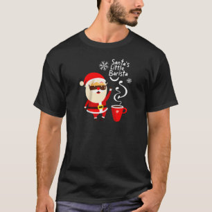 Camiseta Papais noeis de Natal BARISTA Cof