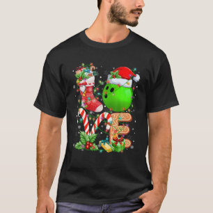 Camiseta Papais noeis de Natal bolas de boliche Adoram Luze