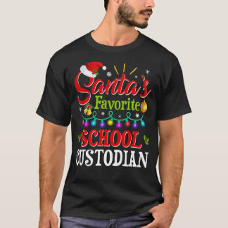 Camiseta Papais noeis de Natal da Guarda Escolar Favorita S