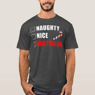 Camiseta Papais noeis de Natal de Cane de Doces Australiano