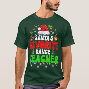 Camiseta Papais noeis de Natal de Professores de Dança Favo