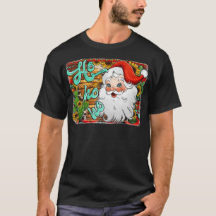 Camiseta Papais noeis de Natal de Turquoise no Texas Ociden