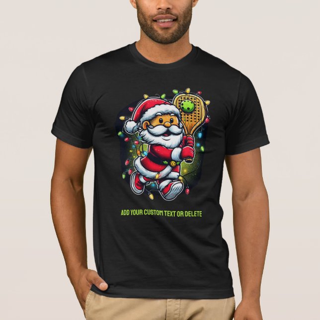 Camiseta Papais noeis de Natal do Jogador de Esportes Lover (Frente)