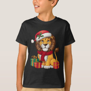 Camiseta Papais noeis de Natal do Lion Lover Xmas Natal