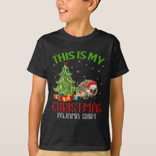Camiseta Papais noeis De Natal Engraçados Este É O Meu Porc