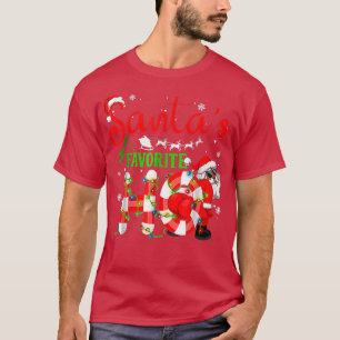 Camiseta Papais noeis de Natal Engraçados Favoritos Ho Xmas