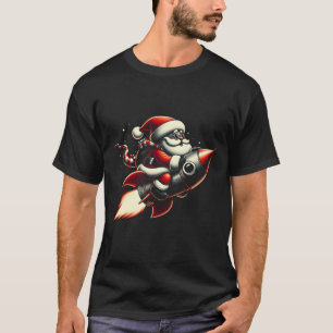 Camiseta Papais noeis de Natal estão montando um design de