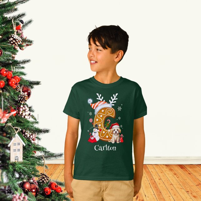 Camiseta Papais noeis de Natal Familiares Gingercake - Letr (Criador carregado)