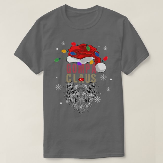 Camiseta Papais noeis de Natal Feias do MensClaus com Vovô  (Frente do Design)