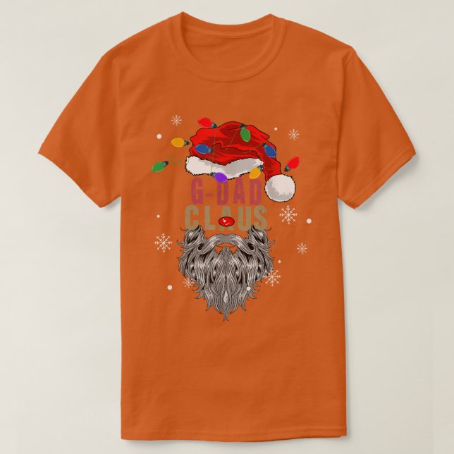 Camiseta Papais noeis de Natal Feias do MensClaus com Vovô  (Frente do Design)