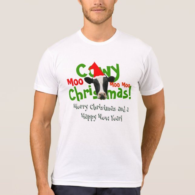 Camiseta Papais noeis de Natal Feliz (Frente)
