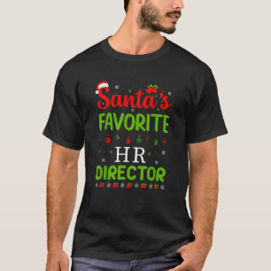 Camiseta Papais noeis de Natal, Feliz de Bonito Diretor Hr
