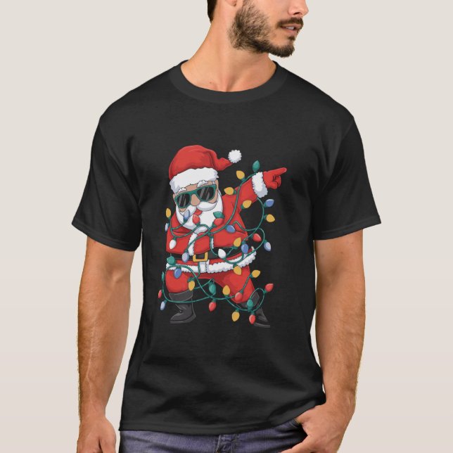 Camiseta Papais noeis de Natal Feliz Papais noeis Engraçado (Frente)