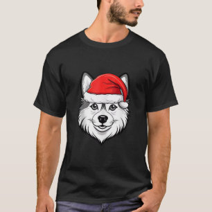 Camiseta Papais noeis de Natal Klee Kai Cachorro Feriado