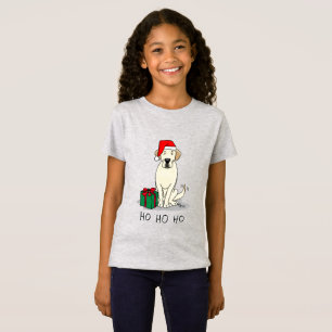 Camiseta Papais noeis de Natal - Labrador Amarelo - Custa p