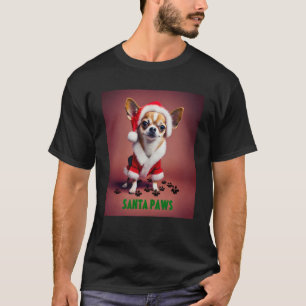 Camiseta Papais noeis de Natal Peixes Homens Mulheres Docin