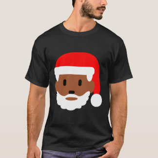 Camiseta Papais noeis de Natal Pretos Festivos