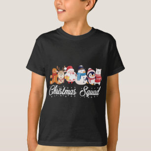 Camiseta Papais noeis de Natal Reindeer Snowman Gingerpão