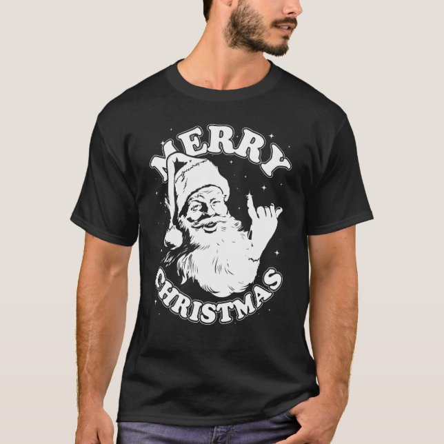 Camiseta Papais noeis de natal Shaka Surf (Frente)