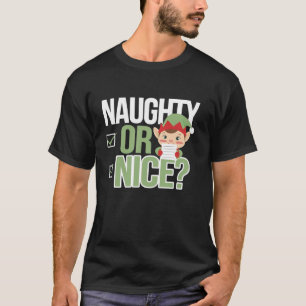 Camiseta Papais noeis de Natal travessosos ou Fama de Elf X