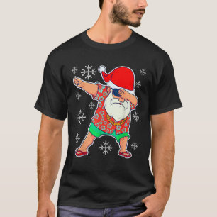 Camiseta Papais noeis de Natal Tropical Havaiana X