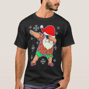 Camiseta Papais noeis de Natal Tropical Havaiana X