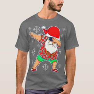 Camiseta Papais noeis de Natal Tropical Havaiana X