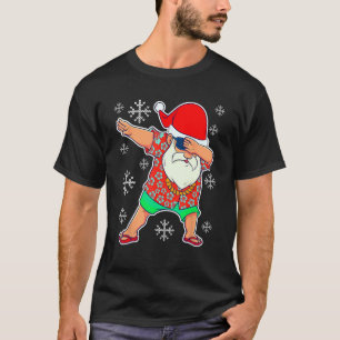 Camiseta Papais noeis de Natal Tropical Havaiana X