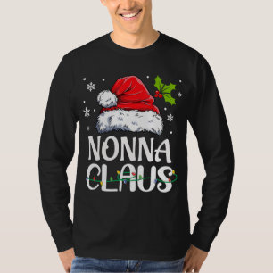 Camiseta Papais noeis de Nonna Claus Engraçados Jogos de Na