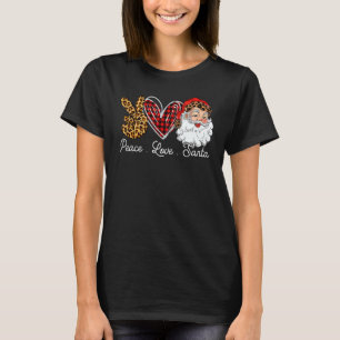 Camiseta Papais noeis de paz Leopardo Buffalo Xadrez Natal