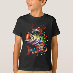 Camiseta Papais noeis de pescado felizes pescando pasto pes