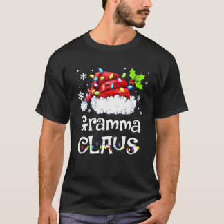 Camiseta Papais noeis de pijamas de Natal Engraçado Gramma