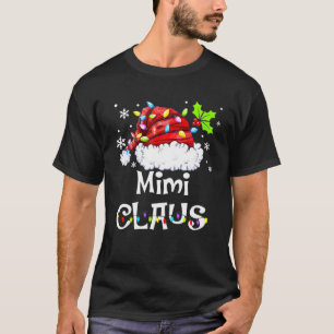 Camiseta Papais noeis de pijamas de Natal Engraçado Mimi C