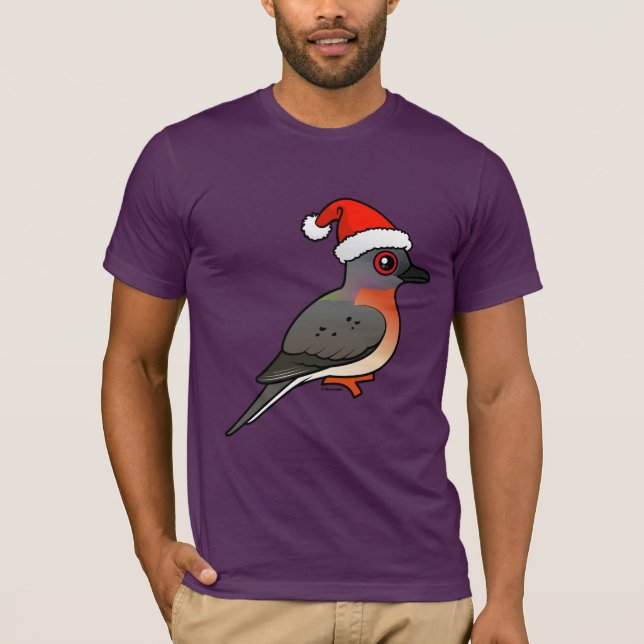Camiseta Papais noeis de pombos de passageiros (Frente)