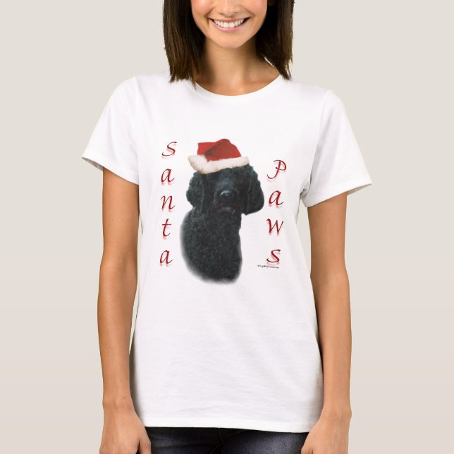 Camiseta Papais noeis de Poodle (Frente)