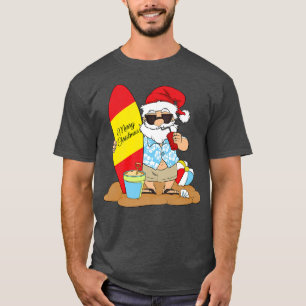 Camiseta Papais noeis de praia do conselho de Verão no Hava