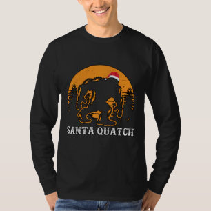 Camiseta Papais noeis De Quatch Pigpinho De Natal O Chapéu 