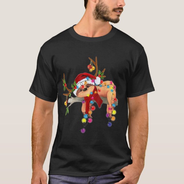 Camiseta Papais noeis de rena lindíssima Neve Amor Natal Cl (Frente)