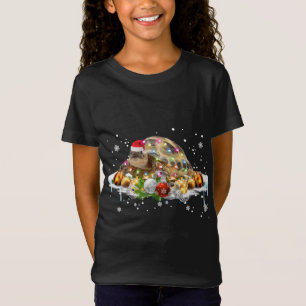 Camiseta Papais noeis de Sulcata Tortoise Africanos Amantes