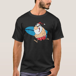 Camiseta papais noeis de surfe