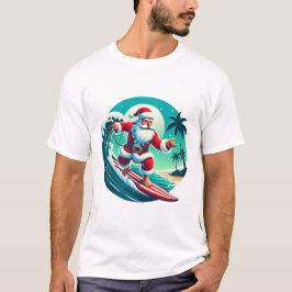 Camiseta Papais noeis de surfe
