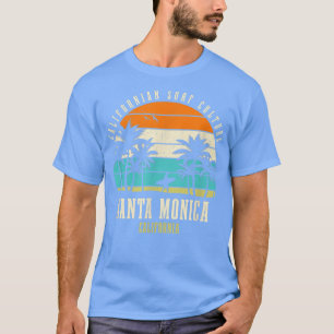 Camiseta Papais noeis de surfe Monica California, Surf cali