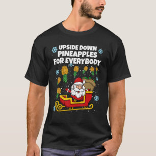 Camiseta Papais noeis de Swinger de Natal Para Ananás De Ci