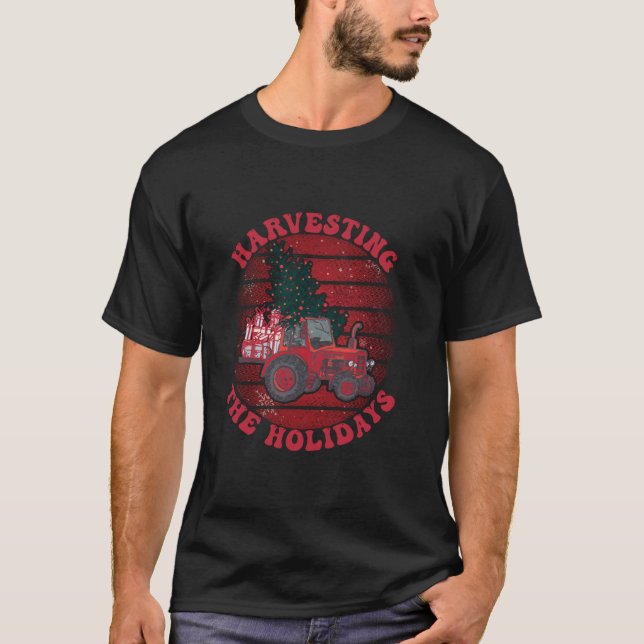 Camiseta Papais noeis de trabalhadores fazendas Agricultore (Frente)