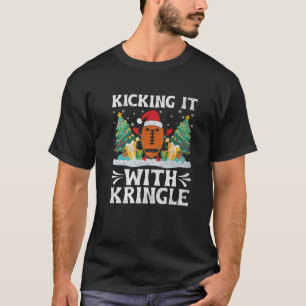 Camiseta Papais noeis de treinador do jogador de futebol de