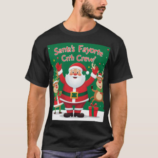 Camiseta Papais noeis de Tripulação Favorita
